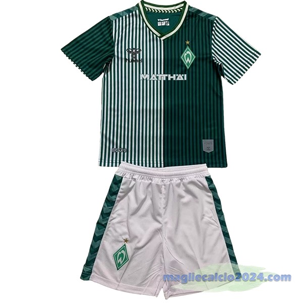 Prima Conjunto De Bambino Werder Bremen 2023 2024 Verde Poco Prezzo