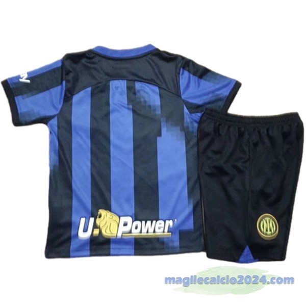 Prima Conjunto De Uomo Bambino Inter Milán 2023 2024 Blu Nero Poco Prezzo