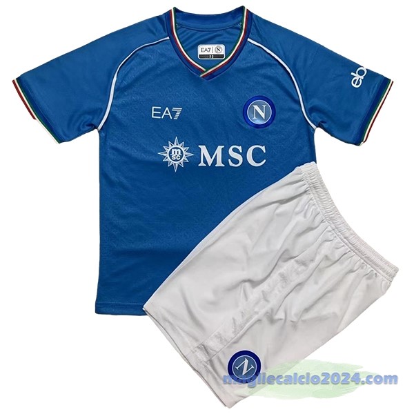 Prima Conjunto De Uomo Napoli 2023 2024 Blu Bianco Poco Prezzo