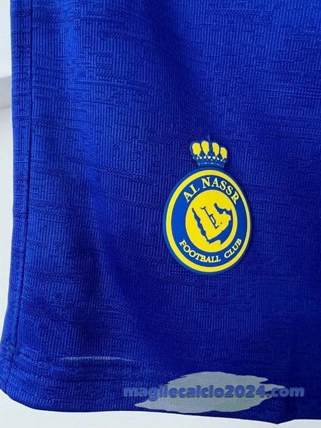 Prima Giocatori Pantaloni Al Nassr 2023 2024 Blu Poco Prezzo