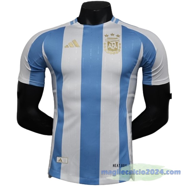 Prima Giocatori concetto Maglia Argentina 2024 Blu Bianco Poco Prezzo