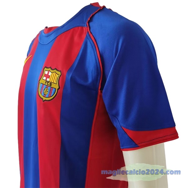 Prima Maglia Barcelona Retro 2004 2005 Blu Rosso Poco Prezzo