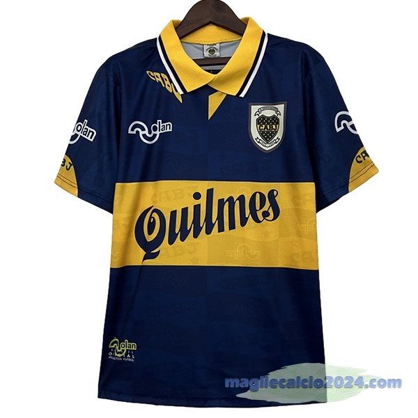 Prima Maglia Boca Juniors Retro 1995 1996 Blu Poco Prezzo