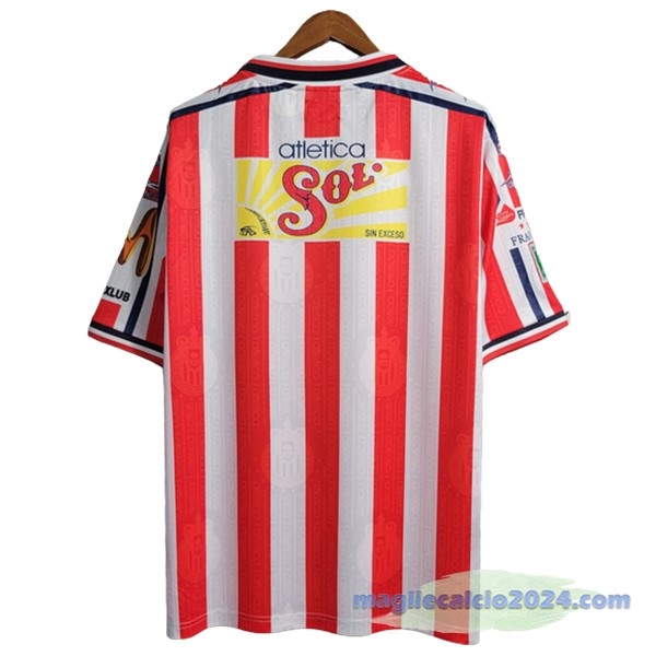 Prima Maglia CD Guadalajara Retro 2006 2007 Bianco Rosso Poco Prezzo