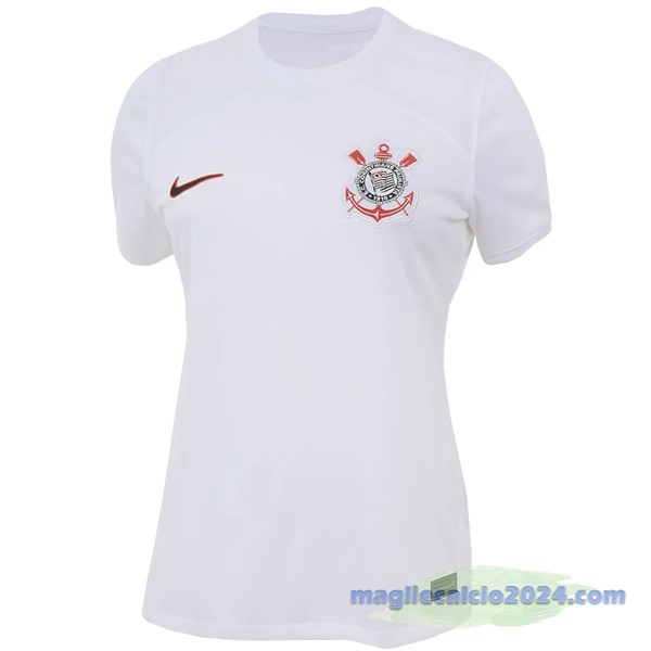 Prima Maglia Donna Corinthians Paulista 2023 2024 Bianco Poco Prezzo