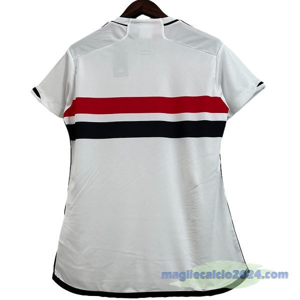 Prima Maglia Donna São Paulo 2023 2024 Bianco Poco Prezzo