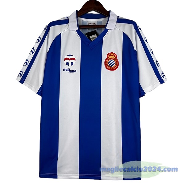 Prima Maglia Español Retro 1984 1989 Blu Bianco Poco Prezzo
