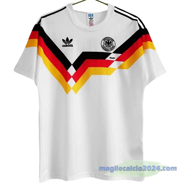 Prima Maglia Germania Retro 1990 Bianco Poco Prezzo
