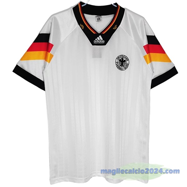 Prima Maglia Germania Retro 1992 Bianco Poco Prezzo
