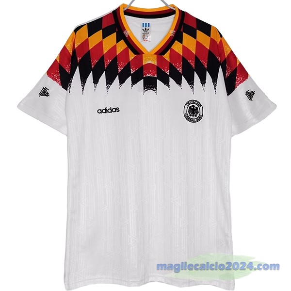 Prima Maglia Germania Retro 1994 Bianco Poco Prezzo