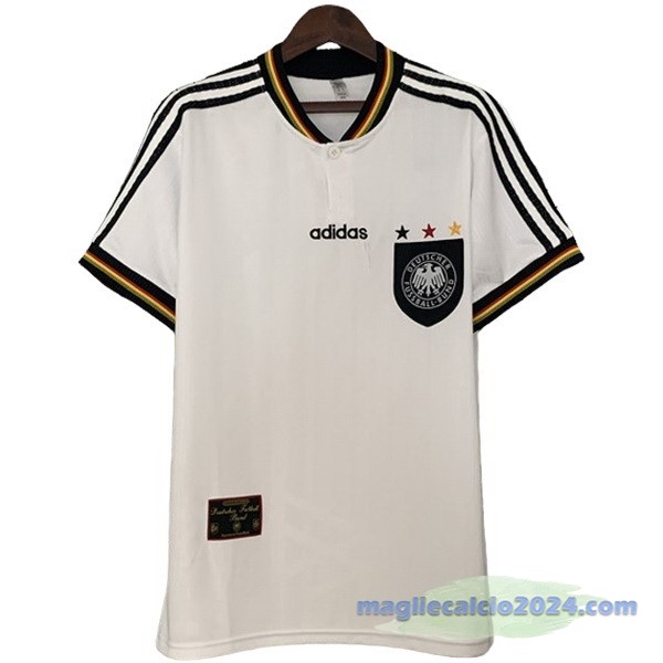 Prima Maglia Germania Retro 1996 Bianco Poco Prezzo