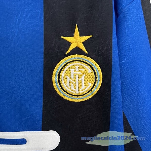 Prima Maglia Inter Milán Retro 1995 1996 Blu Poco Prezzo