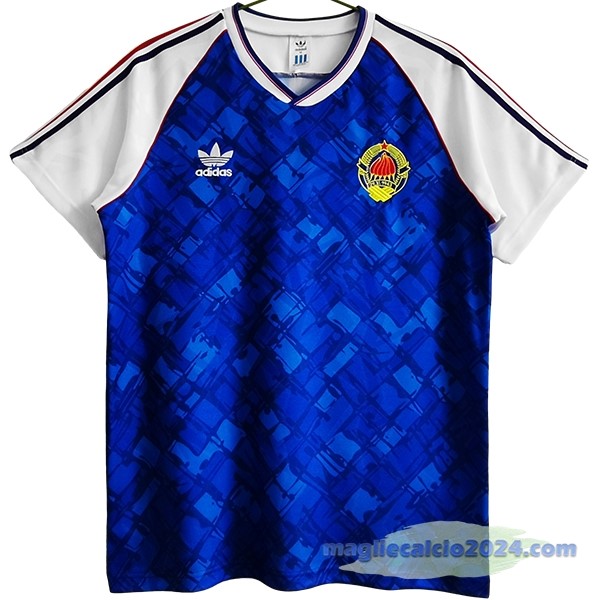 Prima Maglia Jugoslavia Retro 1992 Blu Poco Prezzo