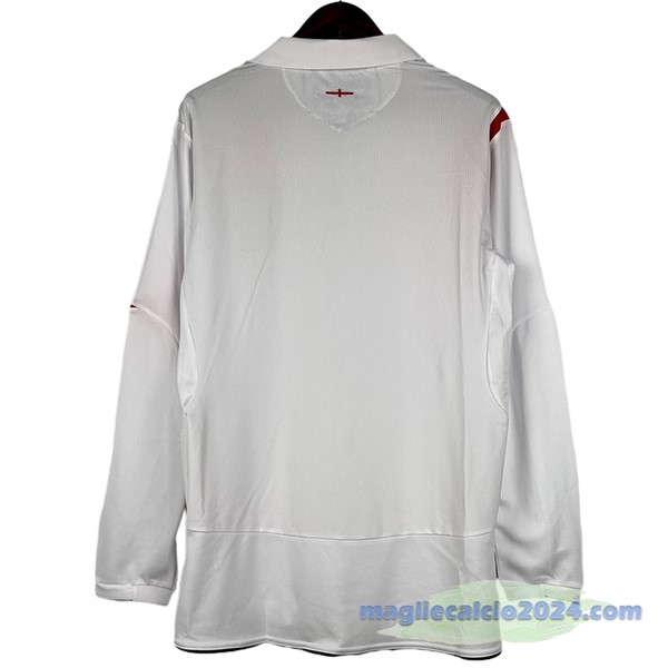 Prima Maglia Manica lunga Inghilterra Retro 2006 Bianco Poco Prezzo