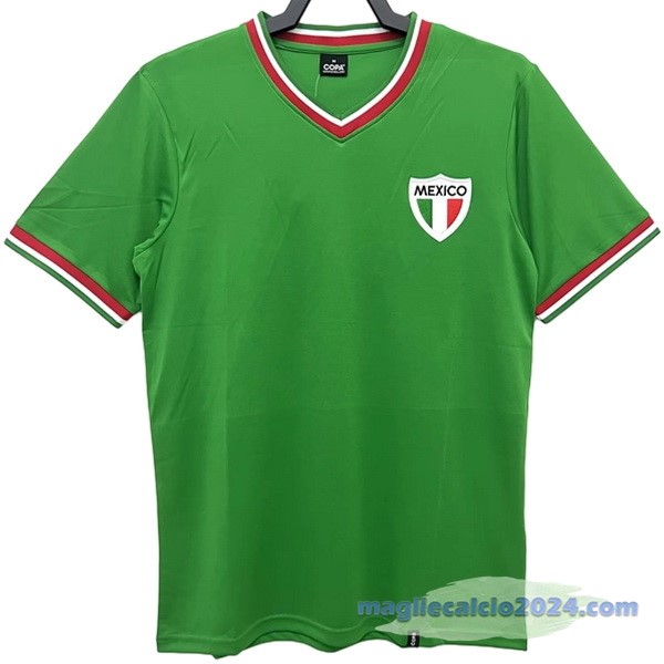 Prima Maglia Mexico Retro 1970 Verde Poco Prezzo