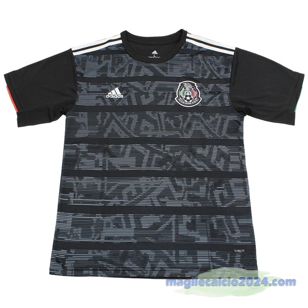 Prima Maglia Mexico Retro 2019 Nero Poco Prezzo