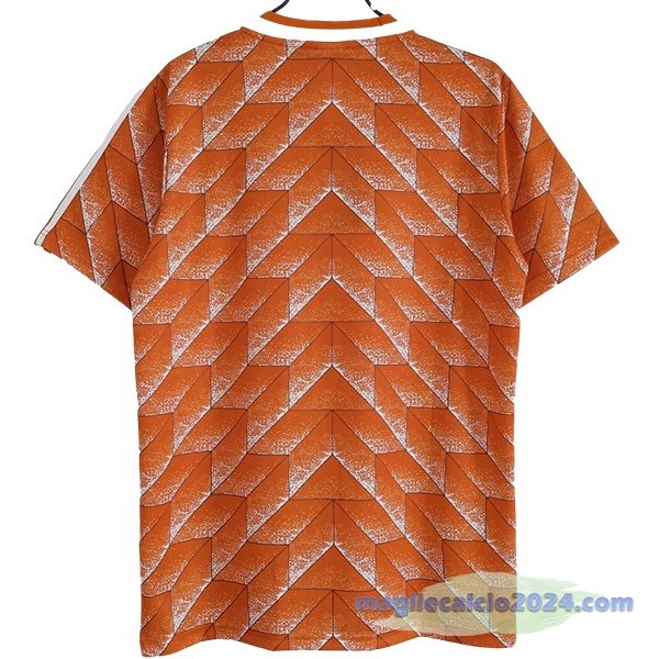 Prima Maglia Paesi Bassi Retro 1988 Arancione Poco Prezzo