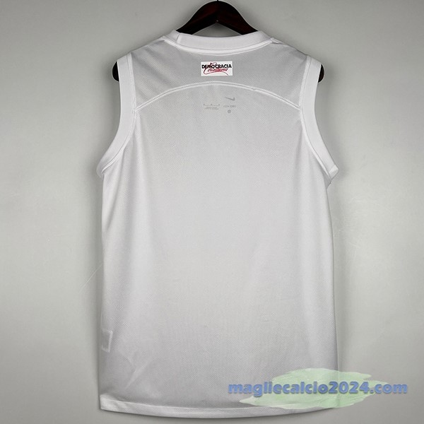 Prima Maglia Senza Maniche Corinthians Paulista 2023 2024 Bianco Poco Prezzo