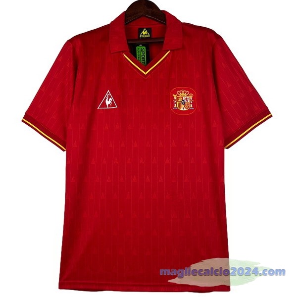 Prima Maglia Spagna Retro 1990 1991 Rosso Poco Prezzo
