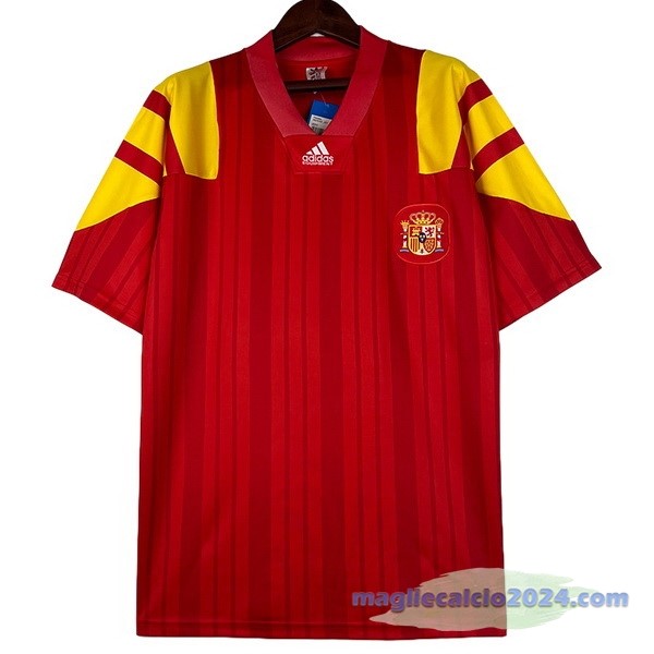 Prima Maglia Spagna Retro 1992 Rosso Poco Prezzo