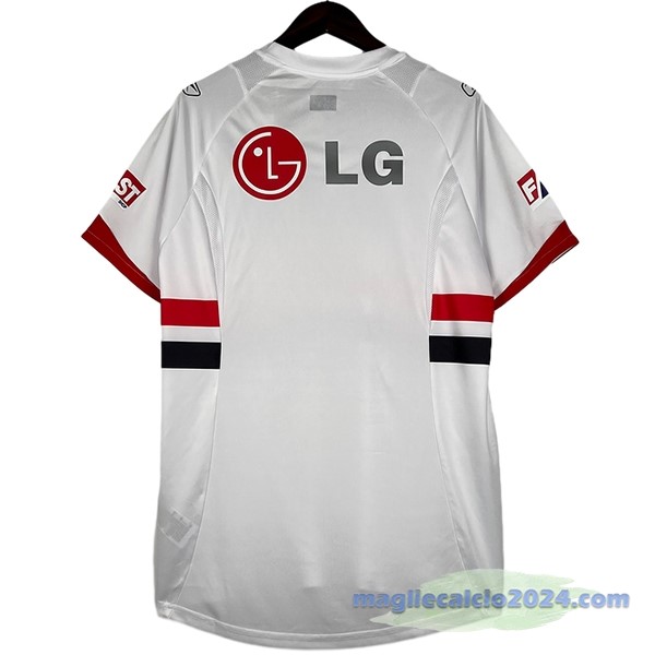 Prima Maglia São Paulo Retro 2007 2008 Bianco Poco Prezzo