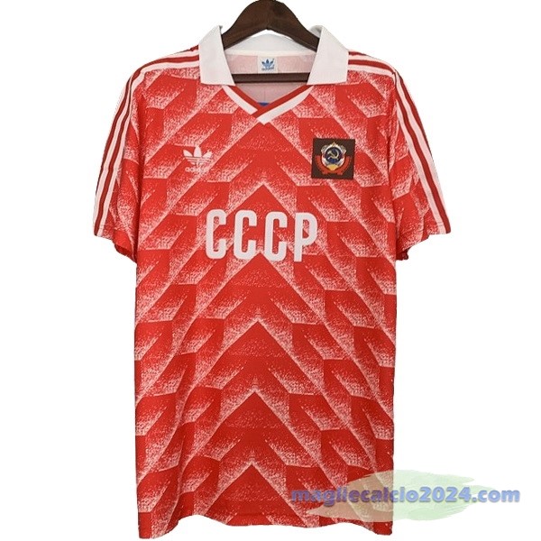 Prima Maglia Unione Sovietica Retro 1987 1988 Rosso Poco Prezzo