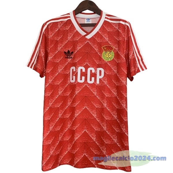 Prima Maglia Unione Sovietica Retro 1988 1989 Rosso Poco Prezzo