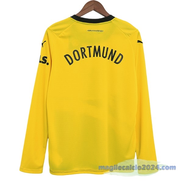 Prima Manica lunga Borussia Dortmund 2023 2024 Giallo Poco Prezzo