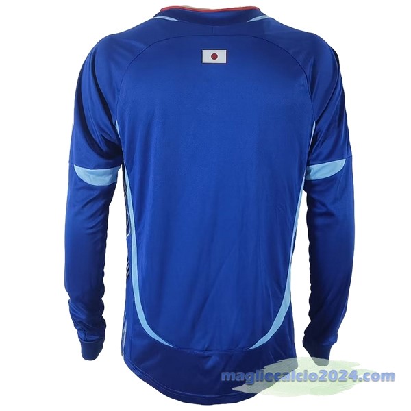 Prima Manica lunga Maglia Giappone Retro 2006 Blu Poco Prezzo