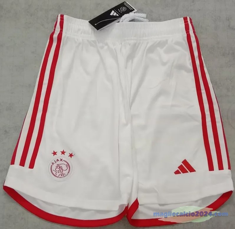 Prima Pantaloni Ajax 2023 2024 Bianco Poco Prezzo