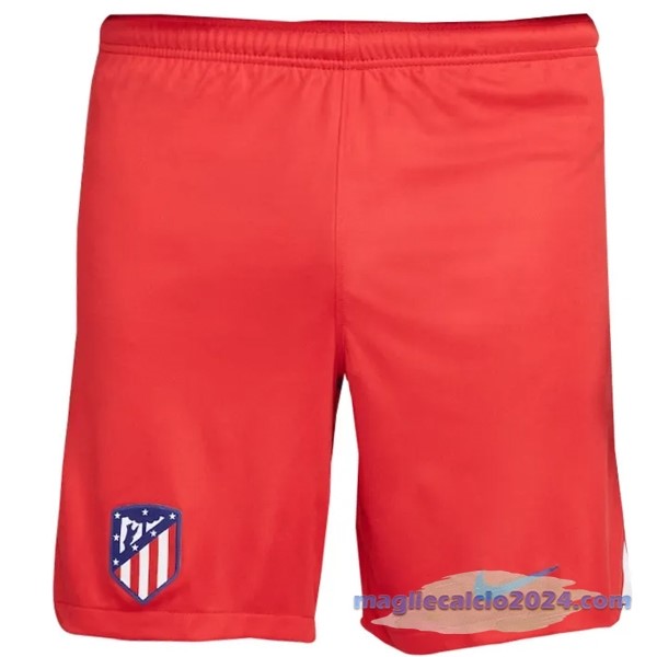 Prima Pantaloni Atlético Madrid 2023 2024 Rosso Poco Prezzo