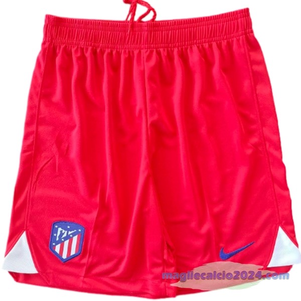 Prima Pantaloni Atlético Madrid 2023 2024 Rosso Poco Prezzo