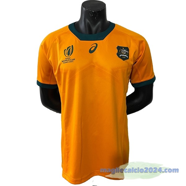 Prima Rugby Maglia Australia Championne du Monde 2023 Giallo Poco Prezzo