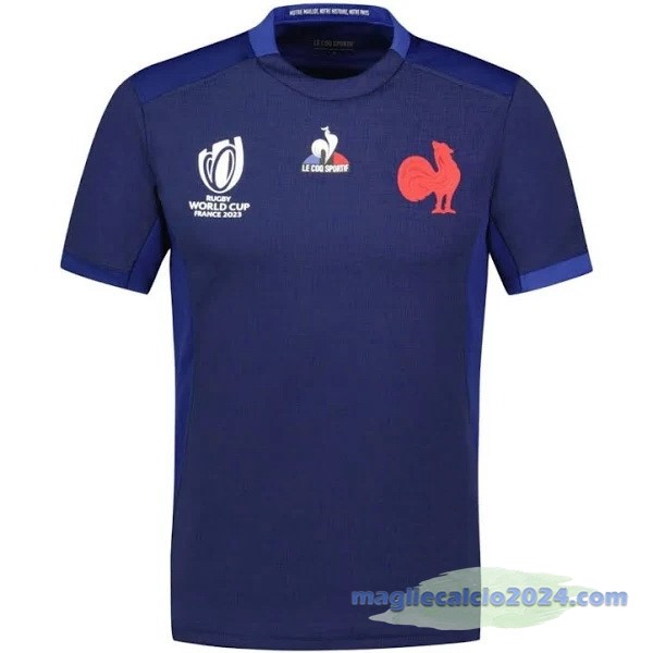 Prima Rugby Maglia Championne du Monde 2023 Blu Poco Prezzo