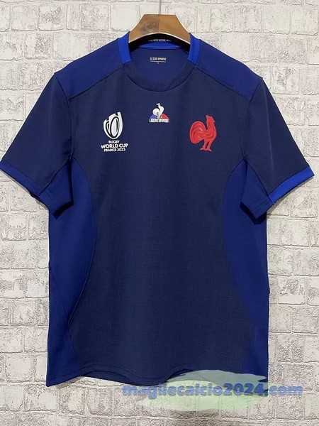 Prima Rugby Maglia Championne du Monde 2023 Blu Poco Prezzo