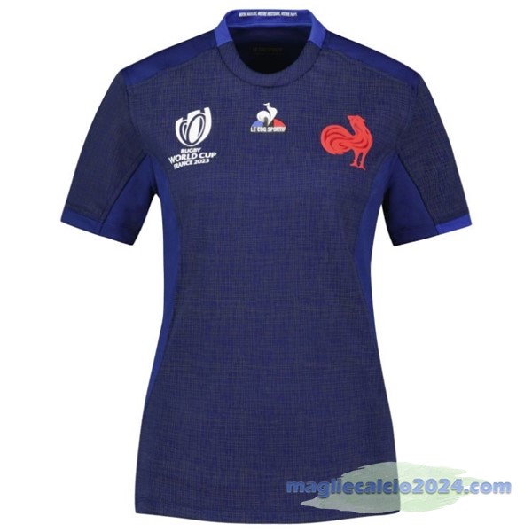 Prima Rugby Maglia Donna Championne du Monde 2023 Blu Poco Prezzo