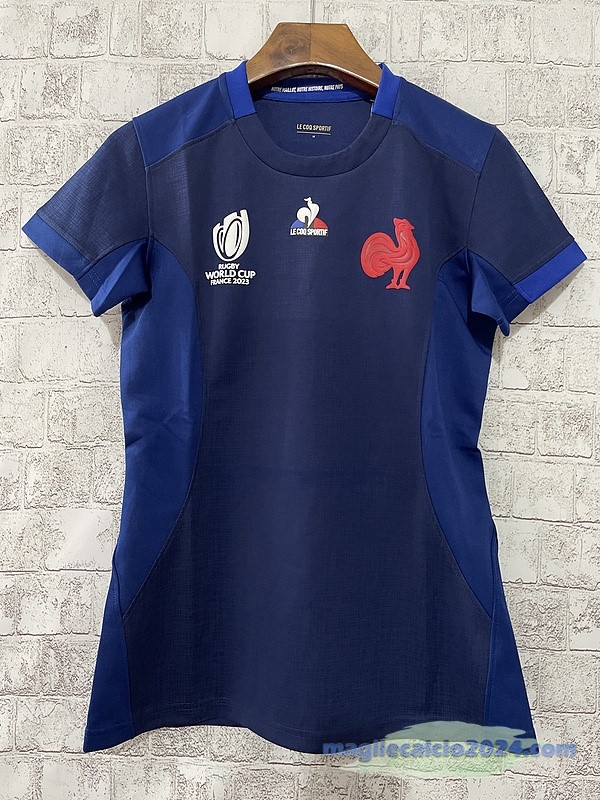 Prima Rugby Maglia Donna Championne du Monde 2023 Blu Poco Prezzo