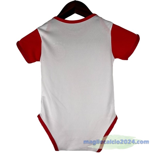 Prima Tutine Bambino Bayern Múnich 2023 2024 Bianco Rosso Poco Prezzo