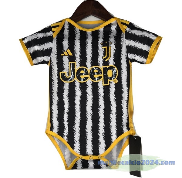 Prima Tutine Bambino Juventus 2023 2024 Giallo Nero Poco Prezzo