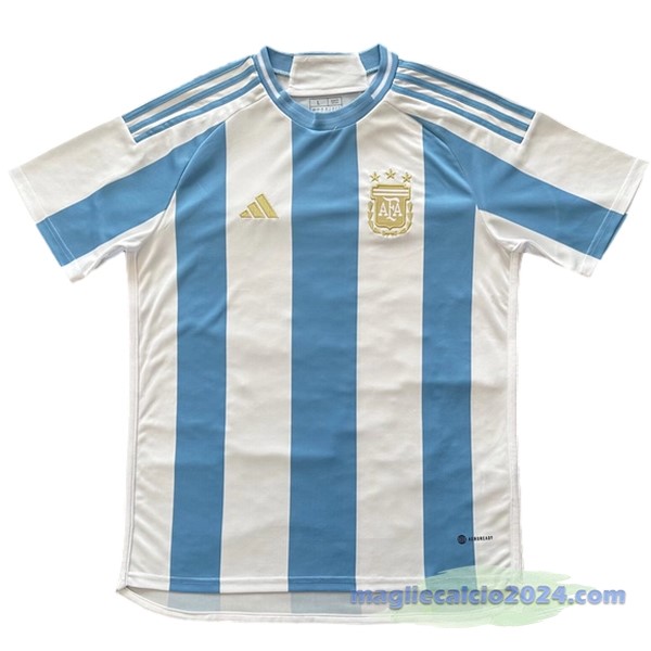 Prima concetto Maglia Argentina 2024 Blu Bianco Poco Prezzo