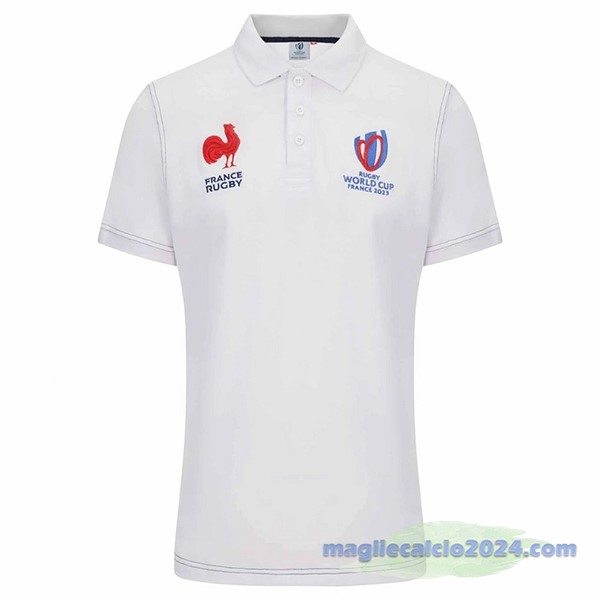 Rugby Polo Francia 2023 Bianco Poco Prezzo