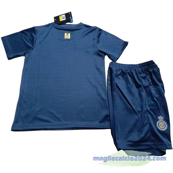 Seconda Conjunto De Bambino Al Nassr 2023 2024 Blu Poco Prezzo