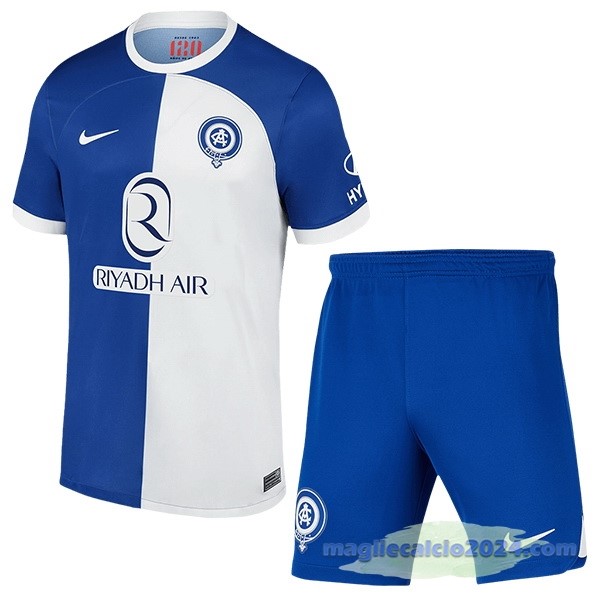 Seconda Conjunto De Bambino Atlético Madrid 2023 2024 Blu Poco Prezzo