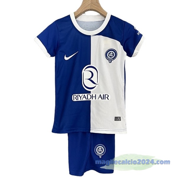 Seconda Conjunto De Bambino Atlético Madrid 2023 2024 Blu Poco Prezzo