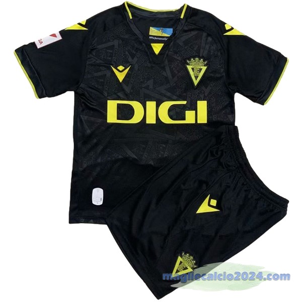 Seconda Conjunto De Bambino Cádiz 2023 2024 Nero Poco Prezzo