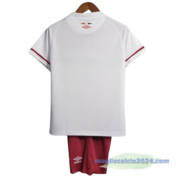 Seconda Conjunto De Bambino Fluminense 2023 2024 Bianco Rosso Poco Prezzo