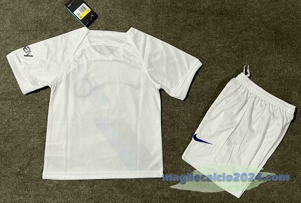 Seconda Conjunto De Bambino Inter Milán 2023 2024 Bianco Poco Prezzo