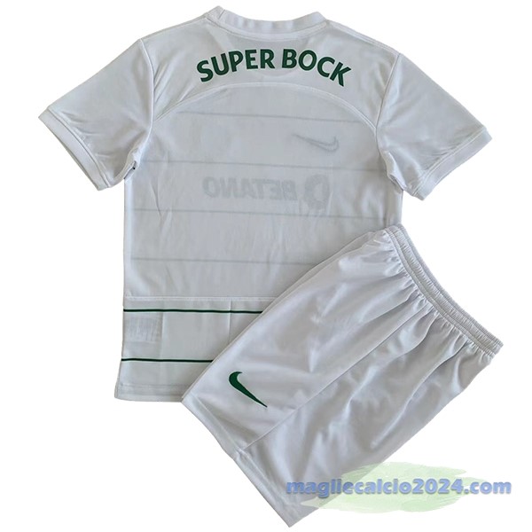 Seconda Conjunto De Bambino Lisboa 2023 2024 Bianco Poco Prezzo