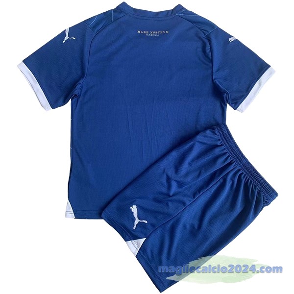 Seconda Conjunto De Bambino Marsella 2023 2024 Blu Poco Prezzo