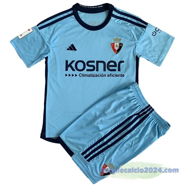 Seconda Conjunto De Bambino Osasuna 2023 2024 Blu Poco Prezzo